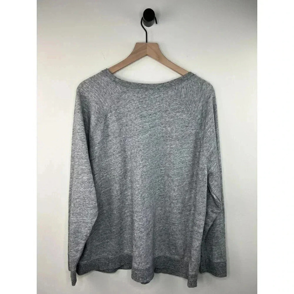 NWOT Heather Gray Sweatshirt Hello There Soft Style Sweatshirt XXL Cozy Winter - Picture 6 of 10